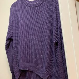 Universal thread long purple sweater